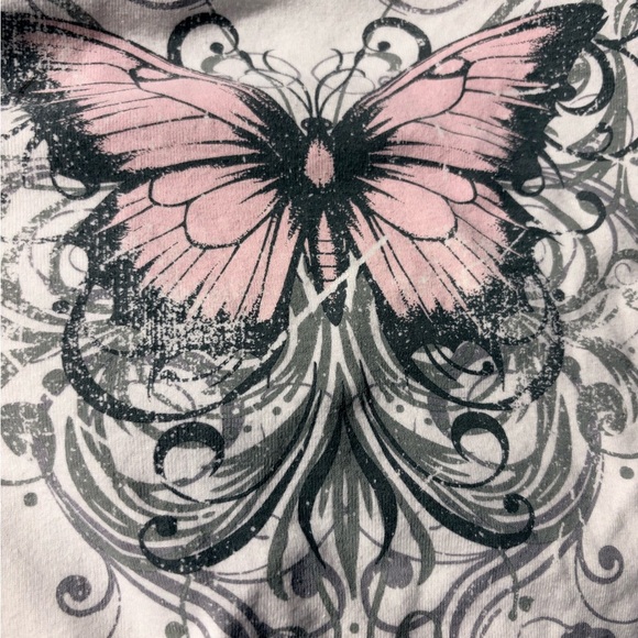 Elegant Butterfly Graphic Tank Top - Picture 3 of 4